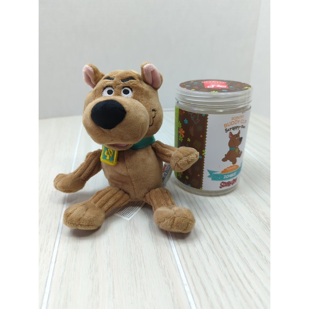 Scentsy buddy Scrappy Doo backpack clip on plush scented